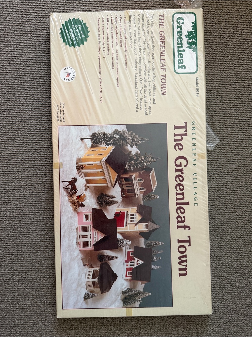 Vintage The Greenleaf Town, Greenleaf Village Set - vintage NIB